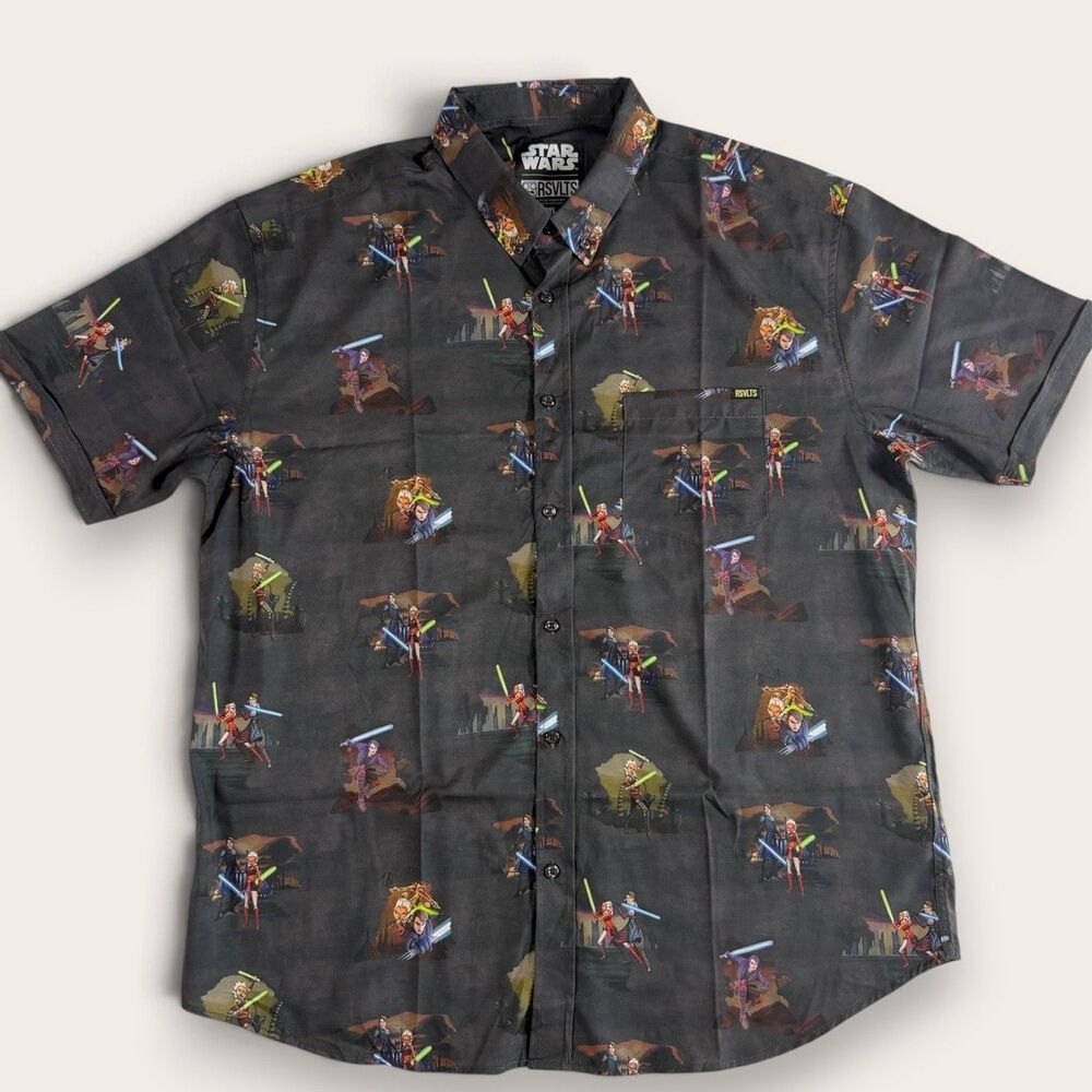 RSVLTS Star Wars Snips & Skyguy Ahsoka Anakin Kunuflex Shirt 2XL SDCC